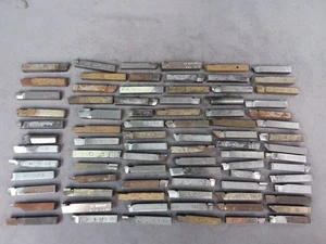 LOT 80X - 3/8" Carbide Brazed Lathe Tool Bit Mixed Carboloy Kennametal Others - Picture 1 of 10