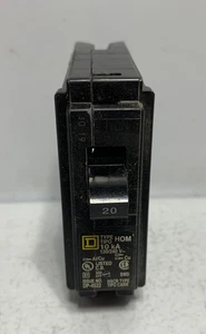 Square D HOM120 Steck-Leistungsschalter 240VAC 20 Ampere - Bild 1 von 4