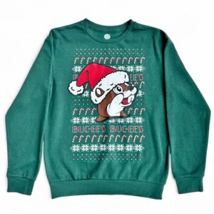 Buccee's Adult Green Ugly Christmas Sweater Crewneck - Bild 1 von 5
