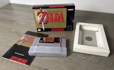 Super Nintendo SNES The Legend of Zelda: A Link to the Past CIB with Box 🎮💥 - Image 1 of 4