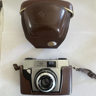 Agfa Silette 1962 1 cámara 45 mm f2,8 lente blanca Alemania Foto 1 de 4