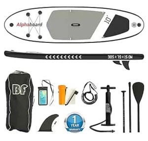 Inflatable Stand Up Paddle Board with SUP Accessories & Backpack. Paddle Boards - Picture 1 of 5