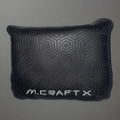 Cubierta de cabeza putter negra mazo Mizuno M Craft X - cierre magnético Foto 1 de 2