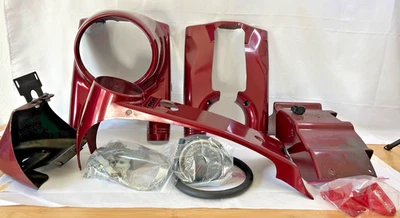 Kit de carrocería completo Harley-Davidson Street Stalker rojo borgoña OEM FLH Foto 1 de 4