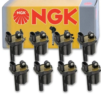 8 pc NGK Ignition Coils for 2015-2019 Chevrolet Suburban 5.3L 6.2L V8 Spark nv - Image 1 of 4