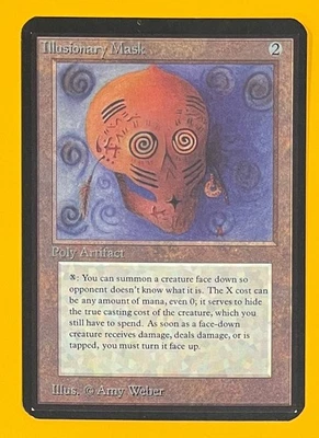 MTG ILLUSIONARY MASK Alpha (OldManMTG 012-298) - Image 1 of 4