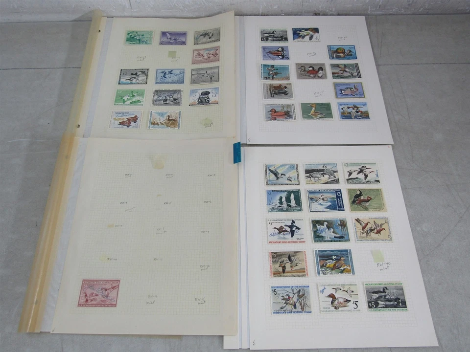 Nystamps US Revenue Duck stamp collection d7nk - Image 1 of 4