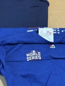 Baseball T-shirt Lot Chicago Cubs World Series Champs - Picture 1 of 5