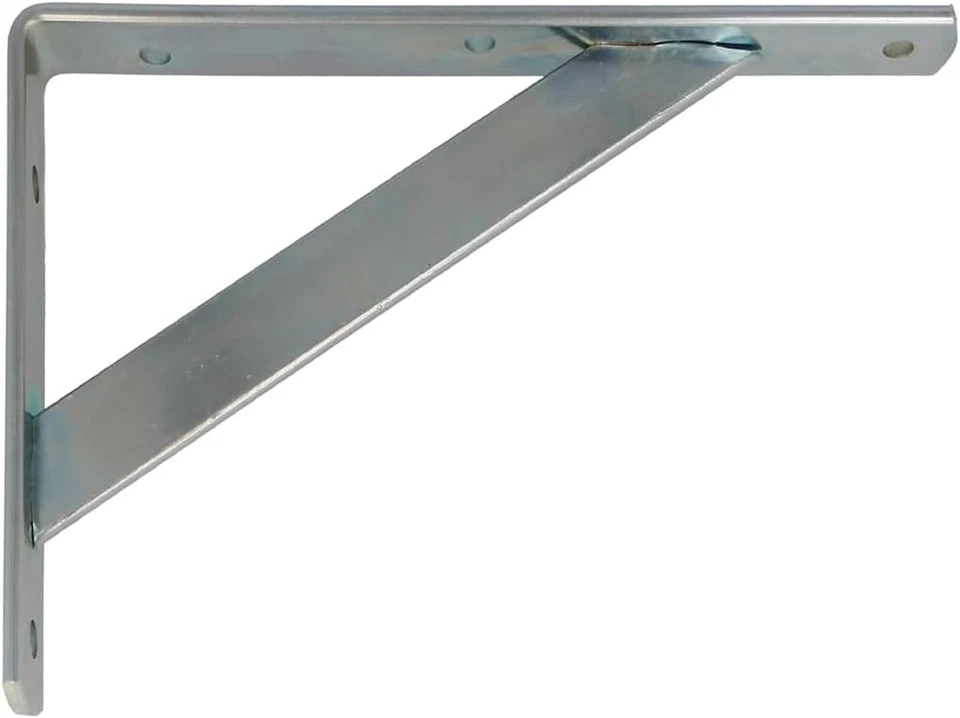 -Staffe per Mensole | Angolo per Ripiani | Supporto per Scaffale | Acciaio | Col - Immagine 1 di 1