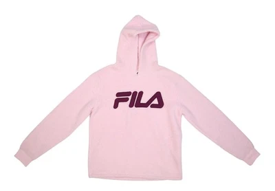 Sudadera con Capucha Fila Sherpa Mujer Grande Rosa Polar Pullover Logo Entrenamiento FW811576 Foto 1 de 4