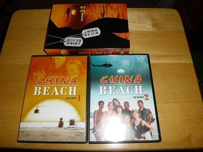 China Beach - Seasons 1 + 2 (8-Discs total, 2013) Rare/OOP w/Slipcover! 1988 - Image 1 of 4