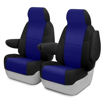 For Saab 9-3 03-06 Coverking Spacer Mesh 1st Row Black & Blue Custom Seat Covers Foto 1 de 4