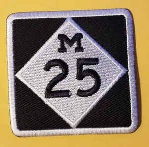 M25 Michigan Detroit approx 2.5x2.5" Embroidered Patch   Iron and or sew - Picture 1 of 2