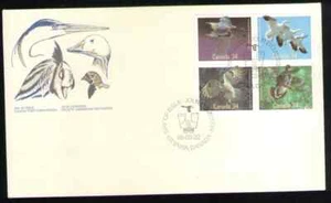 Canada. 1095-98. 34c. 19th Intl Ornithological Congress. FDC 1986 - Picture 1 of 1
