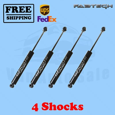 Kit FABTECH 4 8" Amortiguadores de Gas Sigilosos Elevación Delantera y Trasera para Ford F-250 SD 4x4 99-04  Foto 1 de 4