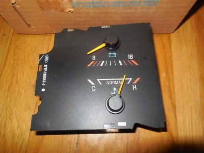 Ford Bronco F150 1987 medidor de temperatura y amperímetro sin tacómetro E7TZ-10883-E nuevo de lote Foto 1 de 3