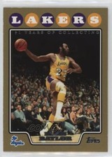 2008-09 Topps Gold Border 958/2008 Elgin Baylor #185 HOF