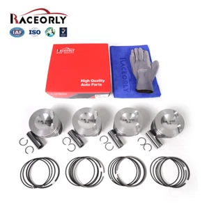 RACEORLY Pistons &Rings STD Φ82.5mm Φ21mm For 2.0 AUDI A4 Q5 VW GTI CDN CCZ CCTA - Picture 1 of 17