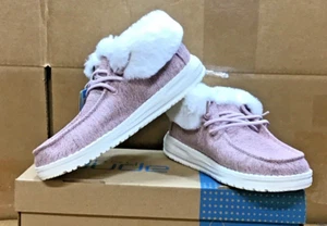Hey Dude Britt Youth Stretch Fleece Pink Boots - Picture 1 of 8