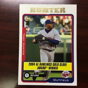 Topps #703 2005 Tori Hunter GG Minnesota Twins - Imagen 1 de 2