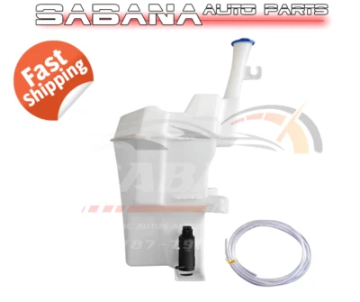 Tanque reservatório lavadora de para-brisa com tampa e bomba para Mitsubishi Mirage 1997-2002 - Imagem 1 de 2