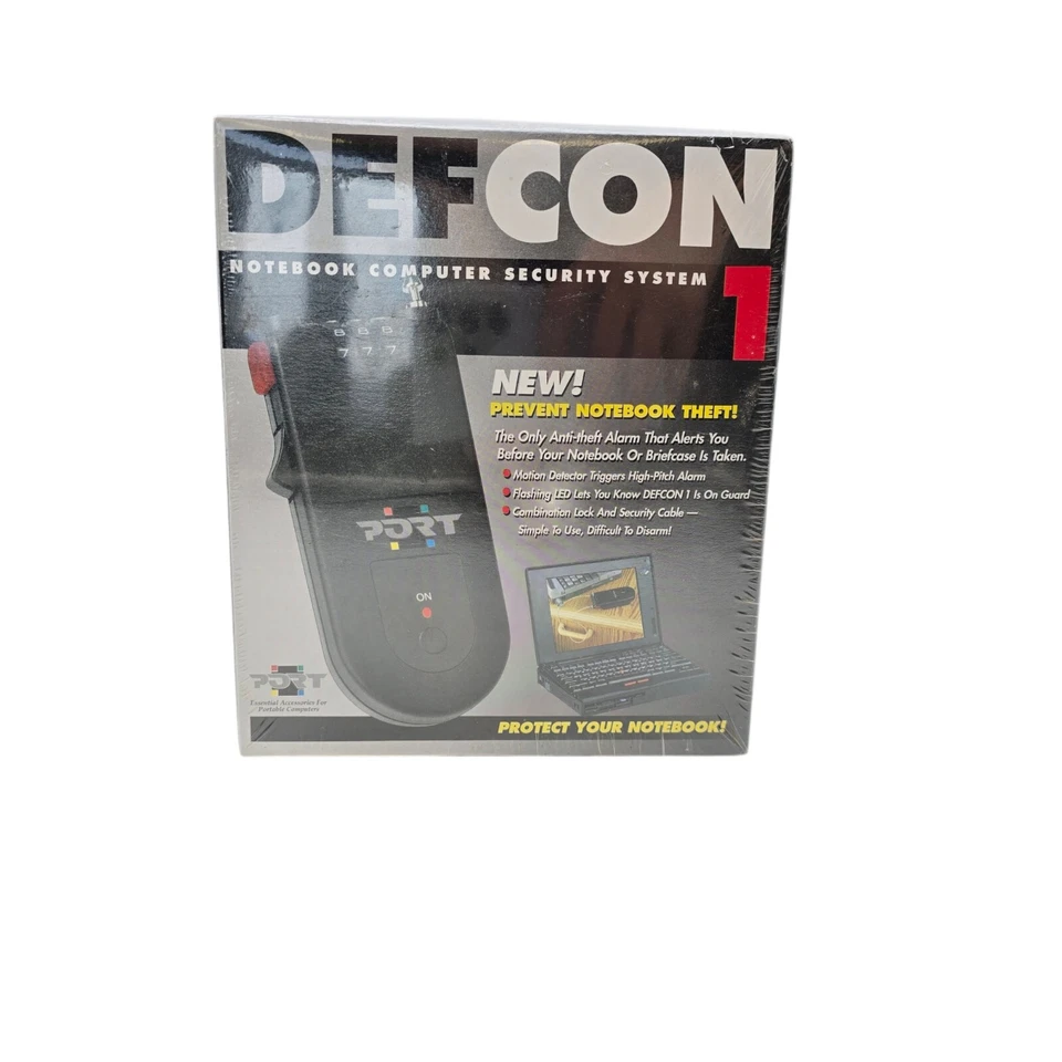 Combination Locking Cable, w Siren for Computer, Luggage, Bags Security System - Image 1 of 4