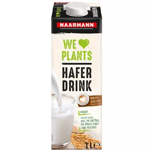 Naarmann Hafer Drink vegan auf Haferbasis die Alternative 1000ml We love plants - Bild 1 von 1