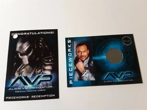 2004 INKWORKS ALIEN VS PREDATOR TRADING CARD COSTUME CHASE CARD PW4-Max Coat AVP - Picture 1 of 2