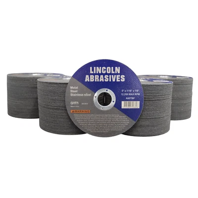 Paquete de 200 discos de corte de ruedas de corte de acero y metal de 5" x 1/16" x 7/8 Foto 1 de 4