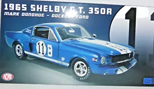 Acme Ford Mustang Shelby GT 350 R Mark Donohue coche de carreras azul 1965 escala 1:18 - Imagen 1 de 3