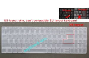 Keyboard Skin Cover for Acer EX215-21-22-31 EX215-51 EX215-52G EX215-53 EX215-54 - Picture 1 of 5