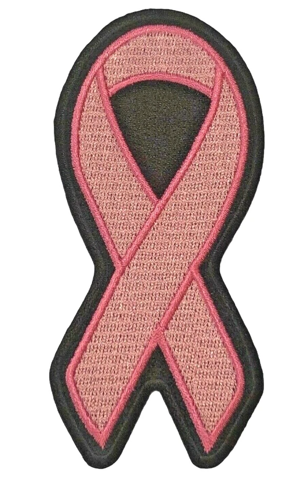 Cancer Pink Ribbon 4 1/2 Inch Embroidered Patch IV2345 F2D32D - Image 1 of 1