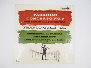 Paganini Concerto No.5 A Minor for Violin Franco Gulli Decca GOLD DL710081 VG+ - Picture 1 of 3