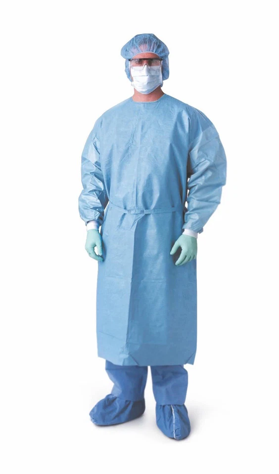 (30) Medline Bilaminate Protective Procedure Gowns Chemotherapy NON27457XL
