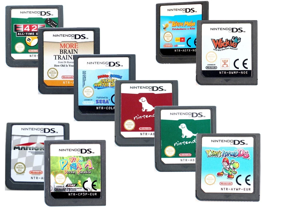 NINTENDO DS SPIELE MODUL AUSWAHL - MARIO KART / YOSHI`S ISLAND / POKEMON - Bild 1 von 1