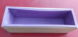 Silicone Soap Mould with Wooden Box For 1.2kg soap VGC - Picture 1 of 5
