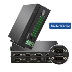 Seriell zu Ethernet Konverter Plug and Play serieller Server Internet Splitter Box - Bild 1 von 9