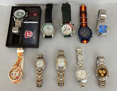 Lote 10 relojes - Lotus, Shark, Calgary ... - unisex - funcionan - Imagen 1 de 4