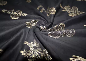 Indian Hand Block Print Cotton Fabric Clothing Running Dressmaking Fabric RSI-3 - Picture 1 of 10