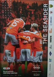 BLACKPOOL v OXFORD UNITED * PLAY OFF SEMI FINAL * 2020/21 - Picture 1 of 1