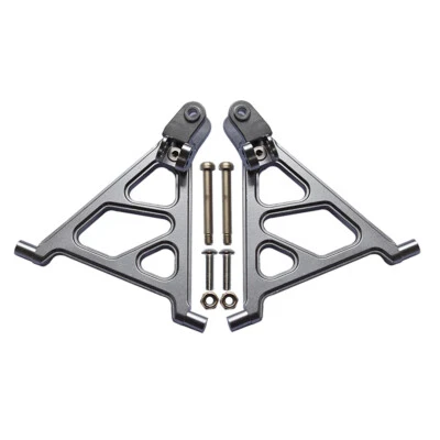 GPM Racing Aluminum Front Lower Arm Grey for Tamiya Lunch Box - Image 1 of 4