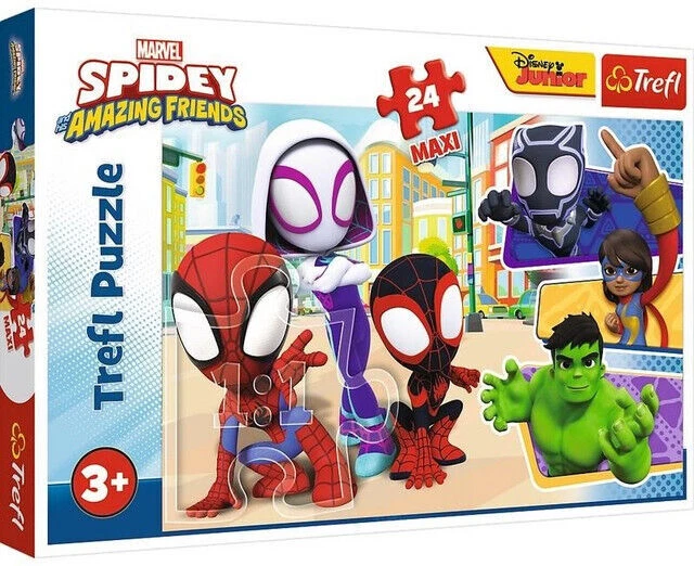 Puzzle maxi 24 elementy. Spidey i przyjaciele Foto 1 de 1