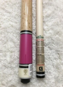 IN STOCK, McDermott G230 Pool Cue w/ G-Core, Wrapless, FREE HARD CASE (pink) - Picture 1 of 11