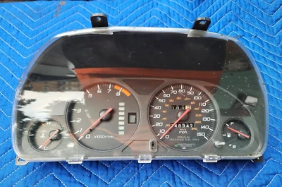 1997-2001 Honda Prelude AT OEM Gauge Instrument Cluster Speedometer Black 248k - Image 1 of 4