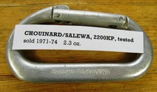 Chouinard-Salewa 1972 tested Carabiner & Some Great Pacific Iron Works History