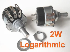 Potenciómetro noolineo logarítmico 10 piezas A10K Ω ohmios 10K interruptor de encendido/apagado 2W WH134-2 - Imagen 1 de 2