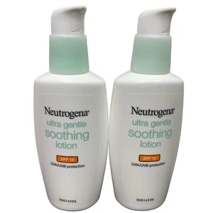 Paquete de 2 lociones calmantes ultra suaves Neutrogena FPS 15 4,0 fl oz - Imagen 1 de 2