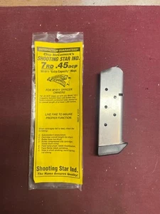 colt 1911 magazine 45 7 round chip mccormic stainless steel officer  mdl - Picture 1 of 4