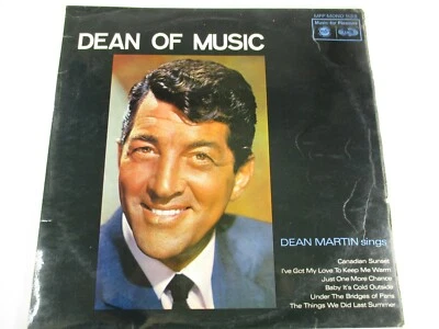 Dean Of Music Dean Martin Sings 33RPM LP Vinyl Music for Pleasure Tested - Image 1 of 4