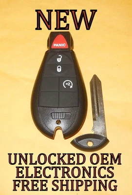 NEW FOR DODGE CHRYSLER 4B REMOTE START KEYLESS FOB FOBIK TRANSMITTER IYZ-C01C - Image 1 of 4